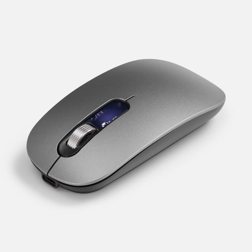Компьютерная мышь Plexus, серая с черным фото 2