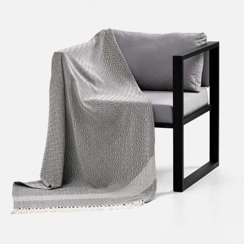 Плед Ladakh, серый фото 3 Плед Ladakh, серый фото 3