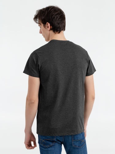Футболка мужская Regent Fit 150, черный меланж фото 4 Футболка мужская Regent Fit 150, черный меланж фото 4