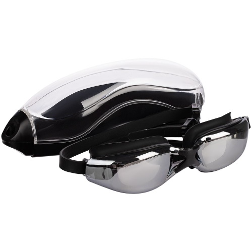 Очки для плавания зеркальные Underwater, черные фото 3 Очки для плавания зеркальные Underwater, черные фото 3