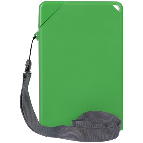 Плоская бутылка для воды Flacon, зеленая фото 2 Плоская бутылка для воды Flacon, зеленая фото 2