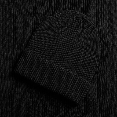 Шапка Nobilis Mono, черная фото 2