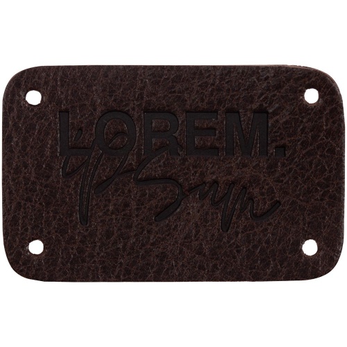 Лейбл кожаный Beta, S, коричневый фото 7 Лейбл кожаный Beta, S, коричневый фото 7