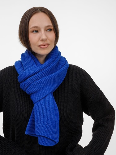 Шарф Nobilis Mono, ярко-синий фото 3 Шарф Nobilis Mono, ярко-синий фото 3