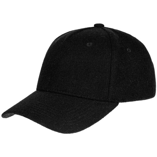 Бейсболка Woolridge, черная Бейсболка Woolridge, черная