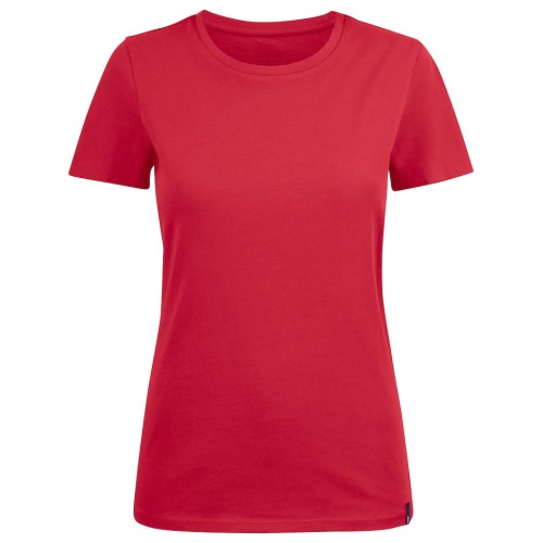 Футболка женская Ladies American U, красная фото 2