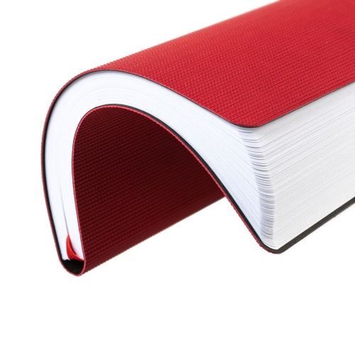 Ежедневник Knit, недатированный, красный фото 3