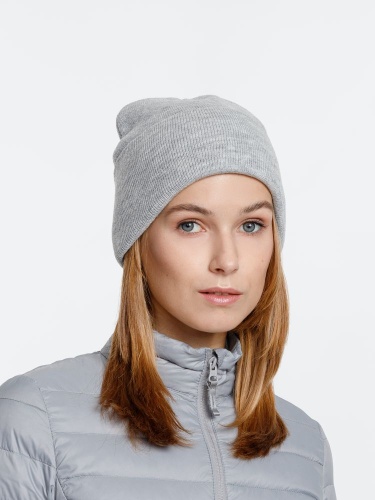 Шапка Urban Flow, светло-серый меланж фото 3 Шапка Urban Flow, светло-серый меланж фото 3