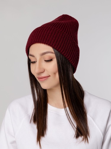 Шапка Tommi, бордовая фото 5 Шапка Tommi, бордовая фото 5