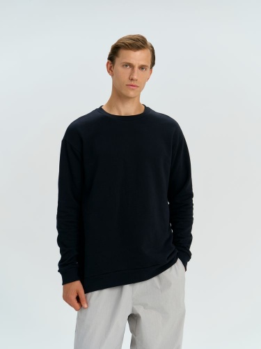 Свитшот оверсайз унисекс Omnifit, черный Свитшот оверсайз унисекс Omnifit, черный