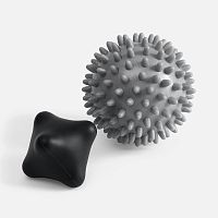 Набор массажных мячей для MФР Relaxify, черный с серым