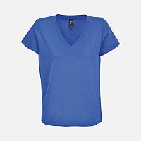 Футболка женская Regent Women с V-образным вырезом, ярко-синяя (royal)