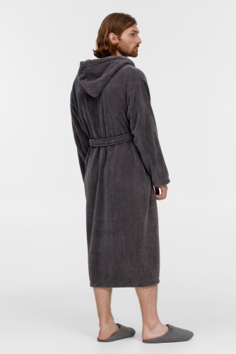 Халат флисовый Magic Mantle, темно-серый фото 6