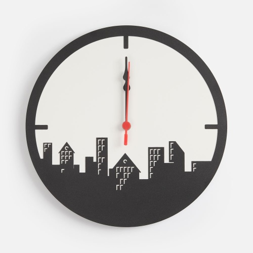 Часы «Города», черные фото 2 Часы «Города», черные фото 2