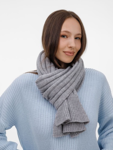Шарф Bellish, светло-серый меланж фото 4 Шарф Bellish, светло-серый меланж фото 4