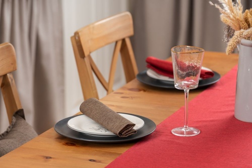 Салфетка сервировочная Settle In, коричневая фото 3 Салфетка сервировочная Settle In, коричневая фото 3