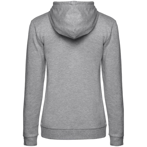 Толстовка с капюшоном женская Hoodie, серый меланж фото 3