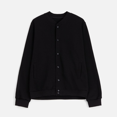 Бомбер унисекс Nuppu, черный фото 2