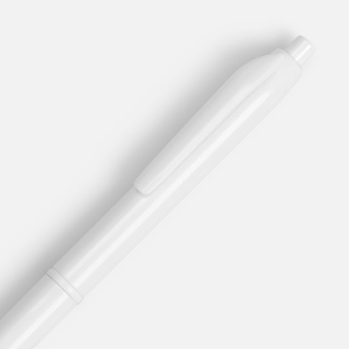 Ручка шариковая Bright Pop, белая фото 2 Ручка шариковая Bright Pop, белая фото 2