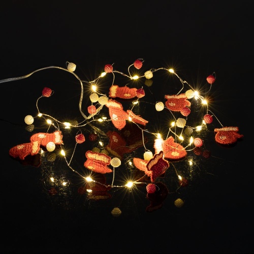 Гирлянда Merry Mittens, красная фото 2 Гирлянда Merry Mittens, красная фото 2