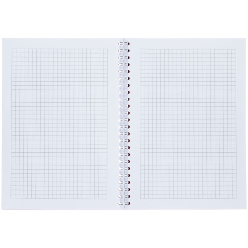 Блокнот Salvador в клетку, красный фото 2