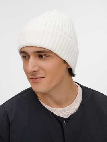 Шапка Laconi, молочно-белая фото 3 Шапка Laconi, молочно-белая фото 3