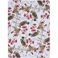 Флисовый плед Winter Bird