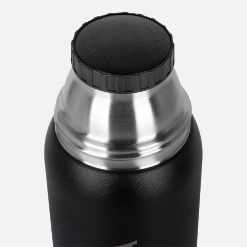 Термос Relaxika 750 со стикерпаком, черный фото 3