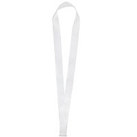 Лента для медали с пряжкой Ribbon, белая