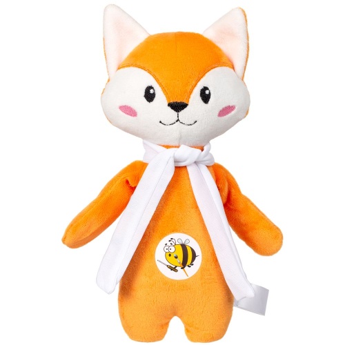 Мягкая игрушка Beastie Toys, лисенок с белым шарфом фото 10