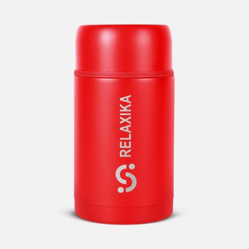 Термос для еды Relaxika 1000, красный Термос для еды Relaxika 1000, красный