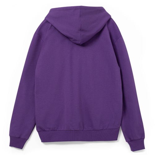 Толстовка на молнии с капюшоном Unit Siverga, фиолетовая фото 3