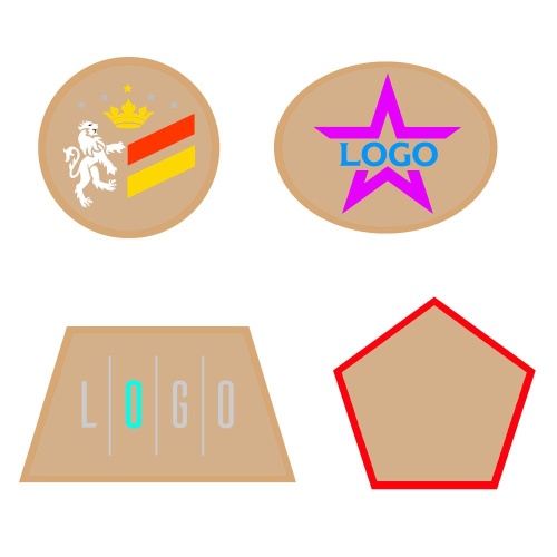 Шеврон из габардина Gabo L, бежевый фото 2