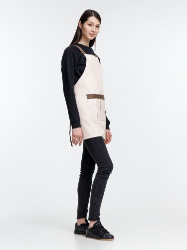 Фартук Settle In, светло-бежевый (молочный) фото 4