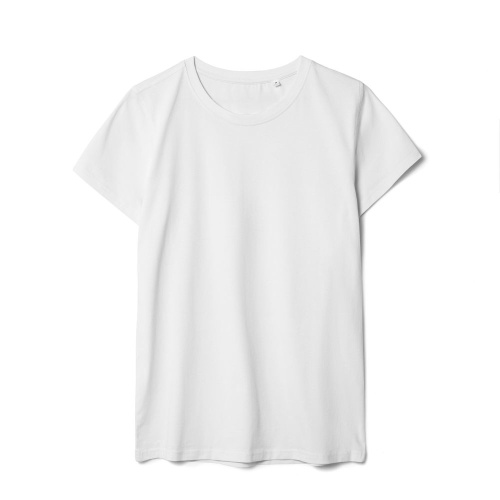 Футболка женская T-bolka Stretch Lady, белая фото 2