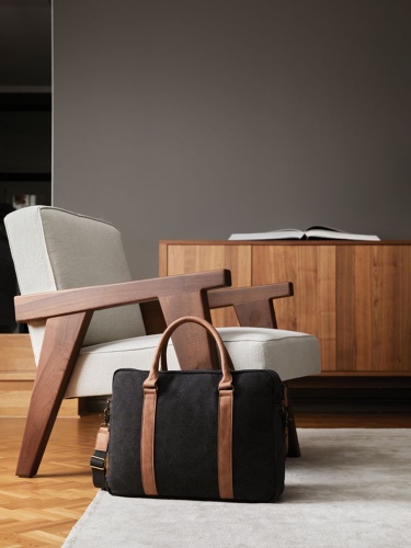 Сумка для ноутбука Bosler, черная фото 5 Сумка для ноутбука Bosler, черная фото 5