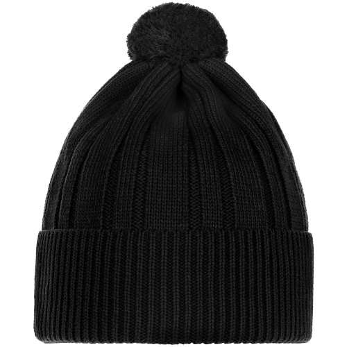 Шапка Knit Beat, черная фото 2 Шапка Knit Beat, черная фото 2