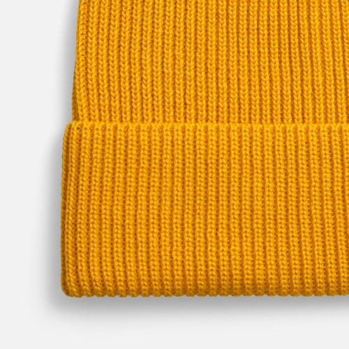 Шапка Nobilis Mono, желтая (медовая) фото 2 Шапка Nobilis Mono, желтая (медовая) фото 2