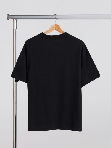 Футболка оверсайз унисекс Sinkopa, черная фото 2