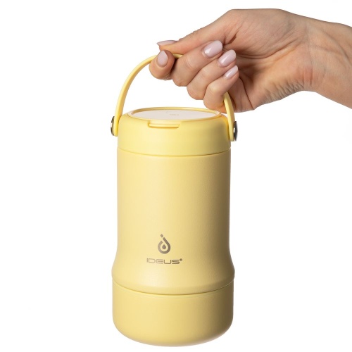 Термос для еды Tabenodo, желтый фото 4