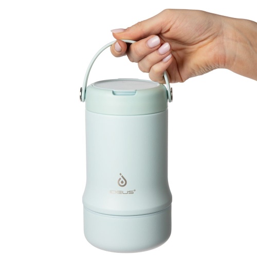 Термос для еды Tabenodo, голубой фото 4 Термос для еды Tabenodo, голубой фото 4