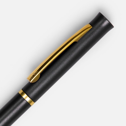 Ручка шариковая Euro Gold, черная фото 4