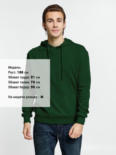 Худи Kirenga 2.0, темно-зеленое фото 3