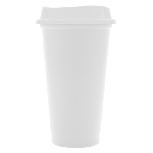 Стакан с крышкой Color Cap White, белый фото 2