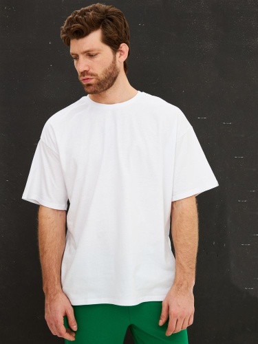 Футболка Oversize Premium, белая фото 2
