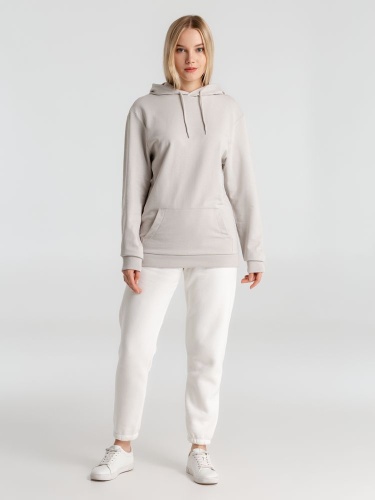 Толстовка с капюшоном унисекс Hoodie, дымчато-серая фото 14