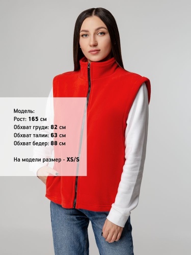 Жилет флисовый Manakin, красный фото 10