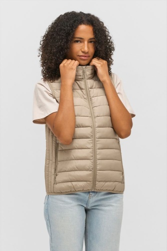 Жилет женский Stream BW Women, серо-бежевый фото 6