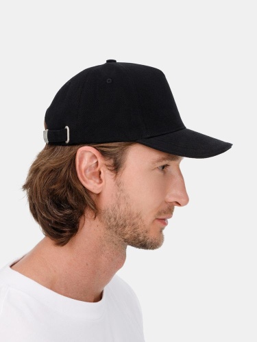 Бейсболка Classic 2.0, черная фото 5