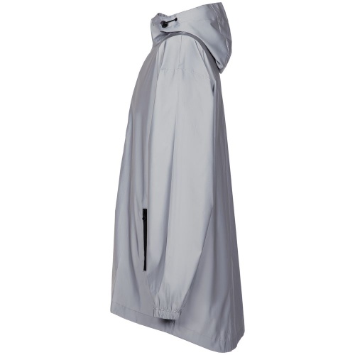 Парка Manifest из светоотражающей ткани, серая фото 2